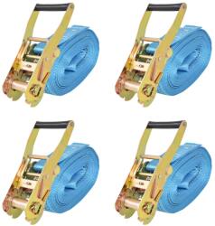 vidaXL 4 db kék racsnis spanifer, 4 tonna 8 m x 50 mm (142656)