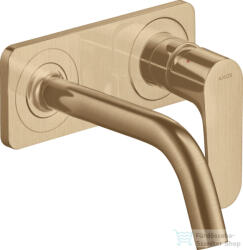 Hansgrohe AXOR Citterio M falsík alatti mosdó csaptelep 16, 7 cm-es kifolyóval, szálcsiszolt bronz 34112140 (34112140)
