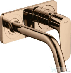 Hansgrohe AXOR Citterio M falsík alatti mosdó csaptelep 16, 7 cm-es kifolyóval, polírozott vörös arany hatású 34112300 (34112300)