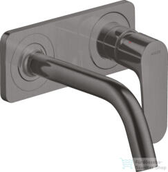 Hansgrohe AXOR Citterio M falsík alatti mosdó csaptelep 16, 7 cm-es kifolyóval, szálcsiszolt fekete króm 34112340 (34112340)