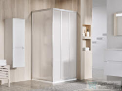 RAVAK SUPERNOVA ASDP3+APSS 90x90 cm-es tolóajtós zuhanykabin fix oldalfallal, szatén/pearl 00V70UR211SET90APSS90 (00V70UR211SET90APSS90)