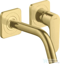 Hansgrohe AXOR Citterio M falsík alatti mosdó csaptelep 16, 7 cm-es kifolyóval, szálcsiszolt sárgaréz hatású 34113950 (34113950)