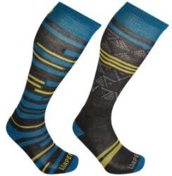 Lorpen T1 SKI MID Men 2PACK Șosete pentru genunchi BLUE 39-42 EU