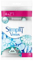 Simply Venus 2 - eldobható borotvák 4+2 db csomagban