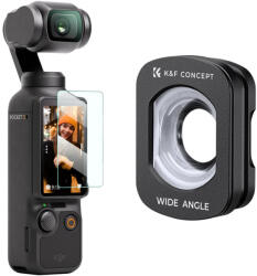 K&F Concept DJI Osmo Pocket 3 Mágneses Objektív szűrő - Nagylátószögű szűrő