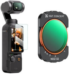 K&F Concept DJI Osmo Pocket 3 ND2-32 Variabilis ND-Szűrő Filter (KF01.2544)
