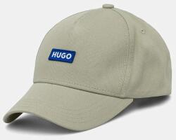 Hugo Blue pamut baseball sapka zöld, nyomott mintás, 50522014 - zöld Univerzális méret - answear - 11 390 Ft