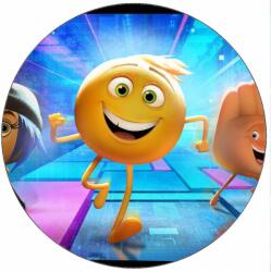 Pictu Hap Ehető papír Emoji filmes smiley-k 19, 5 cm - Pictu Hap (pic9001119_kruh)