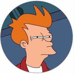 Pictu Hap Futurama Fry ehető papír 19, 5 cm - Pictu Hap (pic9000767_kruh)