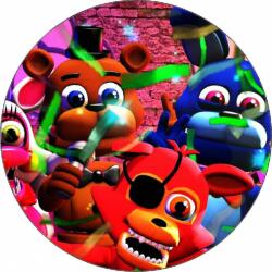 Pictu Hap Ehető papír Five Nights at Freddy's FnaF World 19, 5 cm - Pictu Hap (pic9001050_kruh)