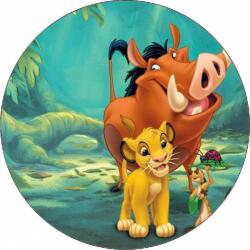 Pictu Hap Ehető papír Oroszlánkirály Szimba, Timon és Pumba 19, 5 cm - Pictu Hap (pic9000655_kruh)
