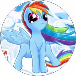 Pictu Hap Ehető papír Az én kis pónim Rainbow Dash 19, 5 cm - Pictu Hap (pic9000673_kruh)