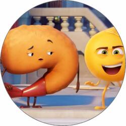 Pictu Hap Ehető papír Emoji filmes smiley és garnélarák 19, 5 cm - Pictu Hap (pic9001121_kruh)