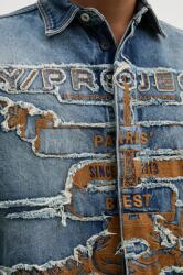 Y/Project Дънкова риза Y/Project EVERGREEN PARIS' BEST PATCH DENIM SHIRT (207SI002) - answear - 723,46 лв