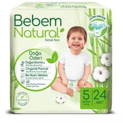 Bebem Natural pelenka bambuszrosttal 5 junior (11-18kg) 24db