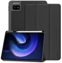 Xiaomi Pad 6 (11.0) / Pad 6 Pro (11.0), mappa tok, közepesen ütésálló, érintőceruza tartóval, Trifold, TP SC Pen, fekete (ZONETS1502) - phoner