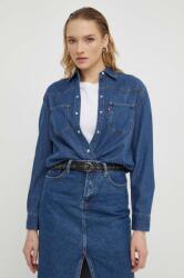Levi's farmering női, galléros, regular - kék L - answear - 28 990 Ft