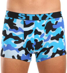 Styx Bărbați boxer pantaloni scurți artă sport cauciuc camuflaj albastru (G1850) S (179917)