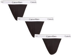 Calvin Klein 3PACK tanga pentru bărbați Calvin Klein negru (NB3226A-001) S (180489)