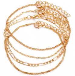 HARAHU JU-34551 bokalánc szett - Arany KP34551