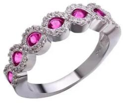 HARAHU EL-34520 Gyűrű - Ezüst/Rózsaszín/55mm KP34520