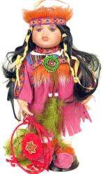 TifanTEX Păpușă de porțelan indianca Pocahontas (Păpușă indianca) (5511H5) Papusa