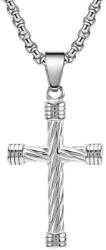 Hoop Cross nyakék - Ezüst