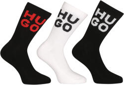 HUGO 3PACK zokni HUGO magas többszínű (50518606 001) L