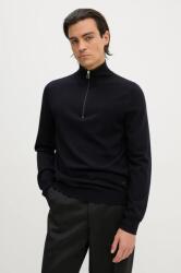 Paul Smith gyapjú pulóver könnyű, férfi, fekete, garbónyakú, M2R. 203Y. N21861 - sötétkék S