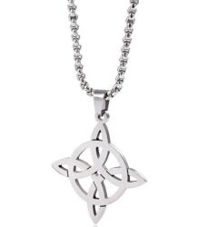 HARAHU Colier EN-34542 - Argintiu KP34542
