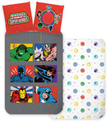  Bosszúállók Symbols ágyneműhuzat 140×200cm, 70×90 cm (BRM016996)