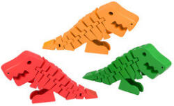  Flexy Dino T-rex 21 cm többféle - delfinbuvar