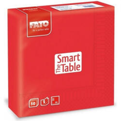 FATO Szalvéta 2 rétegű 33 x 33 cm 50 lap/cs Fato Smart Table piros_82621700 - delfinbuvar
