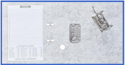 BLUERING Iratrendező A4, 5cm, lapraszerelt, Bluering® Smart kék - delfinbuvar