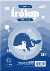 BLUERING Írólap A5, 20-50 famentes 50lap Bluering® - delfinbuvar