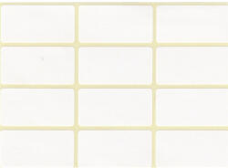 Etikett címke, 20x38mm, 5 lap, 12 címke/lap - delfinbuvar