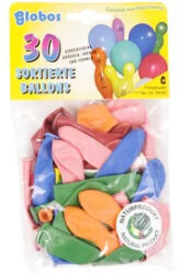  Színes vegyes lufi 30 darabos készlet - delfinbuvar