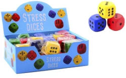  Stresszoldó puha dobókocka - 4 cm, többféle - delfinbuvar