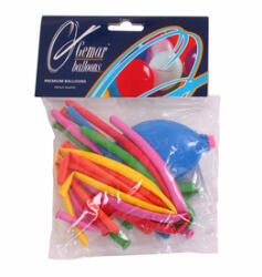  Modellező lufi pumpával 10 db /csomag - delfinbuvar