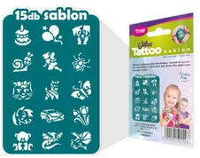  Tytoo Szülinapos sablon szett 15 db-os - delfinbuvar