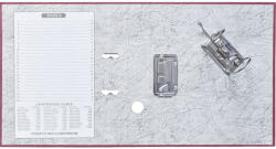 BLUERING Iratrendező A4, 5cm, lapraszerelt, Bluering® Smart bordó - delfinbuvar