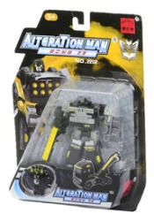 Átalakuló robot POCKET WAR Commander - 10 cm - delfinbuvar