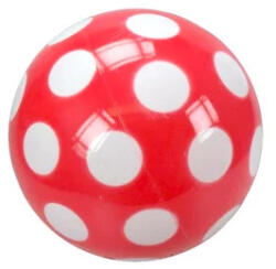  Pöttyös lakkfényű labda - 18 cm, többféle