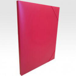 BLUERING Gumis mappa A4, műanyag gerincvastagított 15mm, Bluering® piros - delfinbuvar