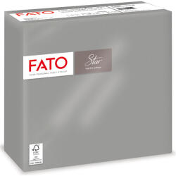 FATO Szalvéta 2 rétegű 38 x 38 cm 40 lap/cs Fato Star szürke_82991900 - delfinbuvar