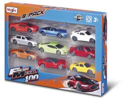 Maisto Fresh Metal autók, 9 db/csomag - delfinbuvar