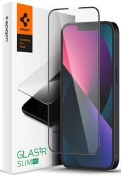 Spigen tR Slim HD negru 1 buc folie din sticlă securizată pentru iPhone 13/13 Pro (AGL03392)