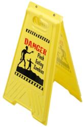 Chaks Panou de avertizare Halloween - Danger
