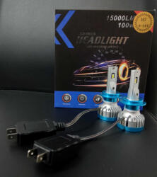 LTC Set 2 becuri auto LED, soclu H7, putere set 100W, 15.000 lumeni