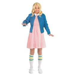 Amscan Costum de damă Stranger Things - Eleven Mărimea - Adult: M